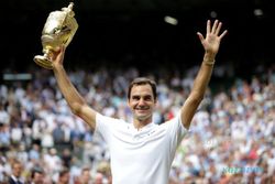 WIMBLEDON 2017 : Juara Lagi, Federer Masih Haus Gelar
