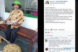 KISAH INSPIRATIF : Dagang Kacang, Pria Tua Mengasong dari Boyolali ke Semarang