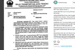 TRANSPORTASI JATENG : Halte Trans Jateng untuk Parkir, Rambu Larangan Segera Dipasang