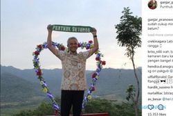 GUBERNUR JATENG : Kunjungi Punthuk Setumbu Magelang, Ganjar Mirip Rangga AADC?