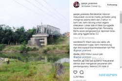 INFRASTRUKTUR JATENG : Dilapori Warganet soal Jembatan Mangkrak, Ganjar Cek Langsung ke Lapangan