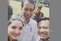 INSTAGRAM ARTIS: Pose Bareng Jokowi, Foto Ashanty Langsung Viral