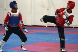 POPNAS JATENG : Asah Akurasi Tendangan, Taekwondoin Jateng Optimis Pertahankan Gelar
