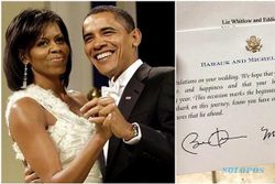 KISAH UNIK : Diundang Acara Pernikahan, Balasan Surat Barack Obama Bikin Haru