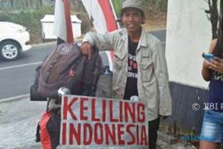 KISAH UNIK : Berniat Bersepeda Keliling Indonesia, Pria Asal Lampung Mampir Bandungan