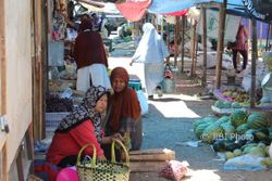 PASAR TRADISIONAL SRAGEN : Pedagang Berharap Pembangunan Pasar Sumberlawang Cepat Rampung
