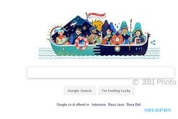 Google Doodle Rayakan Ultah Kemerdekaan RI