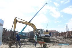 Kejar Tenggat, Pembangunan Pasar Baturetno Wonogiri Dikebut