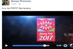 JATENG FAIR 2017 : Gubernur Ajak ke PRPP, Warganet Ogah-Ogahan