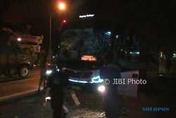 KECELAKAAN SRAGEN : Motor Dihantam Bus, Seorang Laki-Laki Tewas Seketika