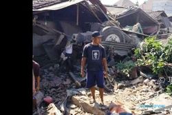 KECELAKAAN SEMARANG : Truk Hantam Bangunan di Bawen Telan 2 Korban Tewas