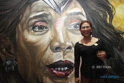 KISAH UNIK: Lihat Mural Wajahnya di Solo, Menteri Susi: Kok Mau-Maunya Bikin Gambar Saya