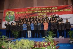 Pengurus PBSI Kota Madiun Periode 2017-2021 Dilantik