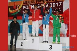 POPNAS 2017 : Taekwondoin Sukoharjo Raihkan Emas untuk Jateng
