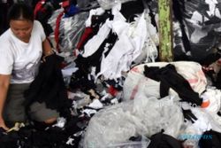 FOTO KERAJINAN SEMARANG : Kain Perca Limbah Garmen Jadi Uang