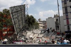 Korban Tewas Gempa Meksiko Mencapai 273, Sebagian Terjebak di Reruntuhan