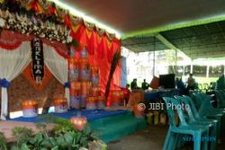 KISAH UNIIK : Di Semarang, Alat Drumblek Jadi Dekorasi Pelaminan