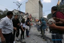 Meksiko Diguncang Gempa 7,1 SR, Korban Tewas Capai 149 Orang