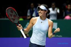 WTA FINALS 2017 : Comeback Dramatis, Caroline Garcia ke 4 Besar