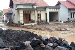 Area Relokasi Warga Terdampak Bandara Becek dan Tergenang