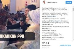 KISAH UNIK : Begini Lucunya Peserta Nikah Massal Saat Disaksikan Wali Kota Semarang