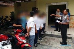 RAZIA SRAGEN : Belasan Pelajar SMP-SMA Digaruk Polisi karena Kerap Bikin Resah Warga