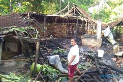 KEBAKARAN WONOGIRI : Si Jago Merah Lumat Rumah Pembuatan Tahu di Baturetno 