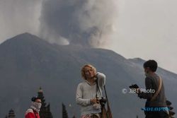 PVMBG Sebut Deformasi Gunung Agung Bali Fluktuatif