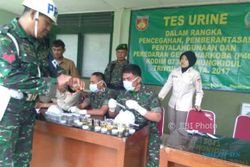 40 Anggota TNI Gunungkidul Dipanggil Mendadak untuk Tes Urine, Ini Hasilnya