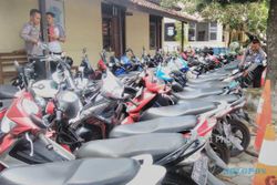 Ribuan Sepeda Motor Sitaan Operasi Progo 2017 Belum Diambil Pemiliknya