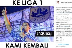 PSIS Semarang Naik Kasta ke Liga 1, Janji Wali Kota Ditagih