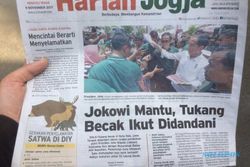HARIAN JOGJA HARI INI : Jokowi Mantu, Tukang Becak Ikut Didandani