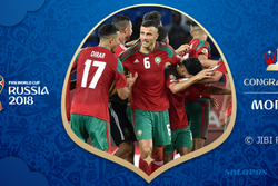 Lolos Ke Piala Dunia 2018, Maroko Akhiri Puasa 2 Dekade