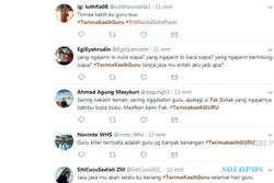 TRENDING SOSMED : Warganet Kenang Jasa Guru Lewat Twittter