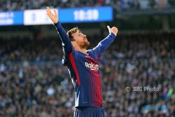LIGA SPANYOL : Xavi: Messi Bisa Lakukan Segalanya