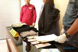 PENCURIAN MADIUN : Ibu Ini Nekat Mencuri di Pasar Sambirejo, Uangnya Buat Beli Jilbab
