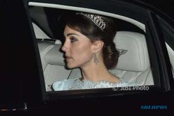 Cantiknya, Kate Middleton Pakai Mahkota Putri Diana