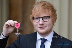 Ed Sheeran Dapat Penghargaan dari Kerajaan Inggris