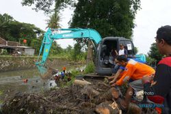 Cegah Banjir, Sungai Bantul Dibersihkan