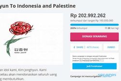 Sumbangan Shawol Indonesia untuk Palestina Tembus Rp200 Juta