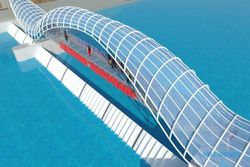 Bendung Tirtonadi Solo Dilengkapi Jembatan Kaca untuk Wisatawan