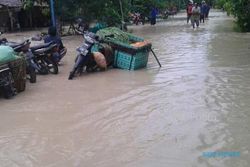 Banjir di Grobogan Dipicu Luapan Sungai dan Tanggul Jebol