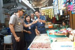 Polda DIY Cek Ketersediaan Bahan Pangan di Pasar Niten Bantul, Ini Hasilnya