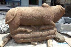 Patung Ditemukan di Siwal Sukoharjo, Warganet Malah Debat Binatang Apakah Ini?