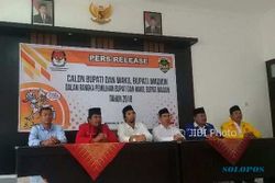 PILKADA 2018 : Ahmad Dawami-Hari Wuryanto Pasangan Calon Pertama Mendaftar ke KPU Kabupaten Madiun