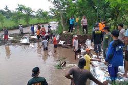 BENCANA KLATEN : 2 Tanggul di Prambanan Jebol, 25 Hektare Sawah Terendam Air