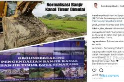 Warga Bersyukur Normalisasi Banjir Kanal Timur Semarang Dimulai