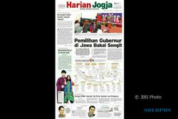 HARIAN JOGJA HARI INI : Pemilihan Gubernur di Jawa Bakal Sengit