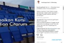 INFRASRUKTUR SEMARANG : Kursi Stadion Citarum Sempit, Ini Alasan Wali Kota Hendi