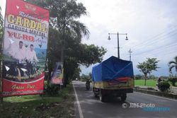 PILGUB JATENG 2018: Tim Sukses Diminta Lepas APK di Zona Terlarang di Solo